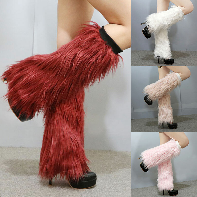 Moda ciepłe nogi osłony na buty Y2K Goth japoński stałe skarpetki na nogi Punk Jk Lolita do kolan Hiphop Hotgirl skarpety