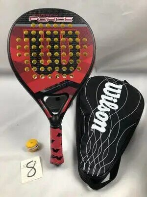 The Wilson Paddle Tennis Racket Full Carbon Fiber Padel Beach Tennis Racket EVA Face Raqueta Women Men Cricket Racket With Bag