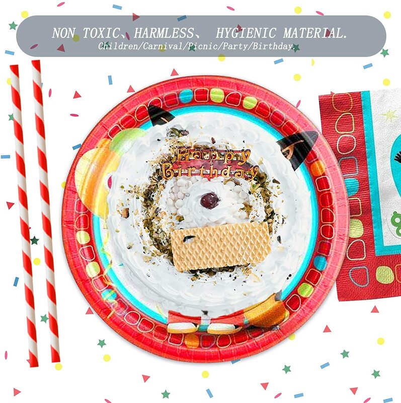 Bing-suministros de fiesta de dibujos animados rojos, servilletas de papel, mantel, tazas, platos, Ballo ons Comics, Decoración de cumpleaños para Baby Shower