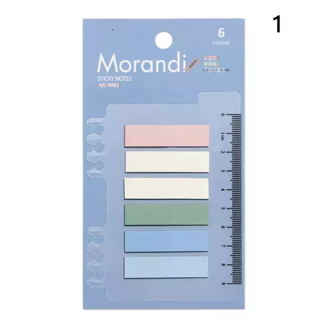 School Supplies Notes Memo Pad Paster Stickers Kawaii Candy Colored Stick Markers NoteBook Page Index Flag Sticky Wholesale