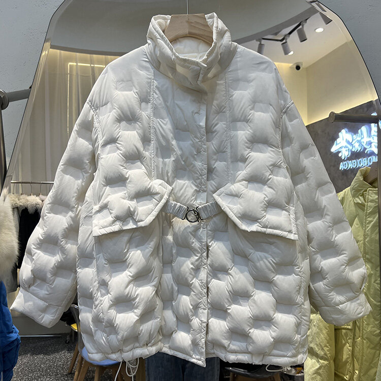 캐주얼 스타일 다운 자켓 및 파카 아웃웨어 여성용, 신제품, 가을 겨울