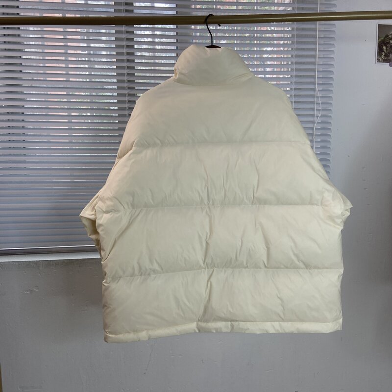 Mantel Bawah Pendek Jaket Wanita Musim Dingin Parka Tebal Kualitas Tinggi Pakaian Hangat Salju Kerah Berdiri Jaket Bebek Roti Mantel