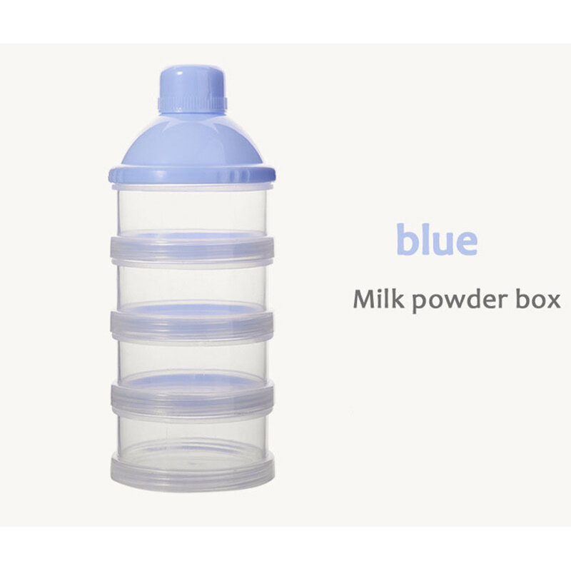 المحمولة الحليب مسحوق صيغة موزع الطفل الغذاء الحاويات وجبات خفيفة تغذية صناديق الاطفال الرضع طفل 4 طبقات الغذاء صندوق تخزين