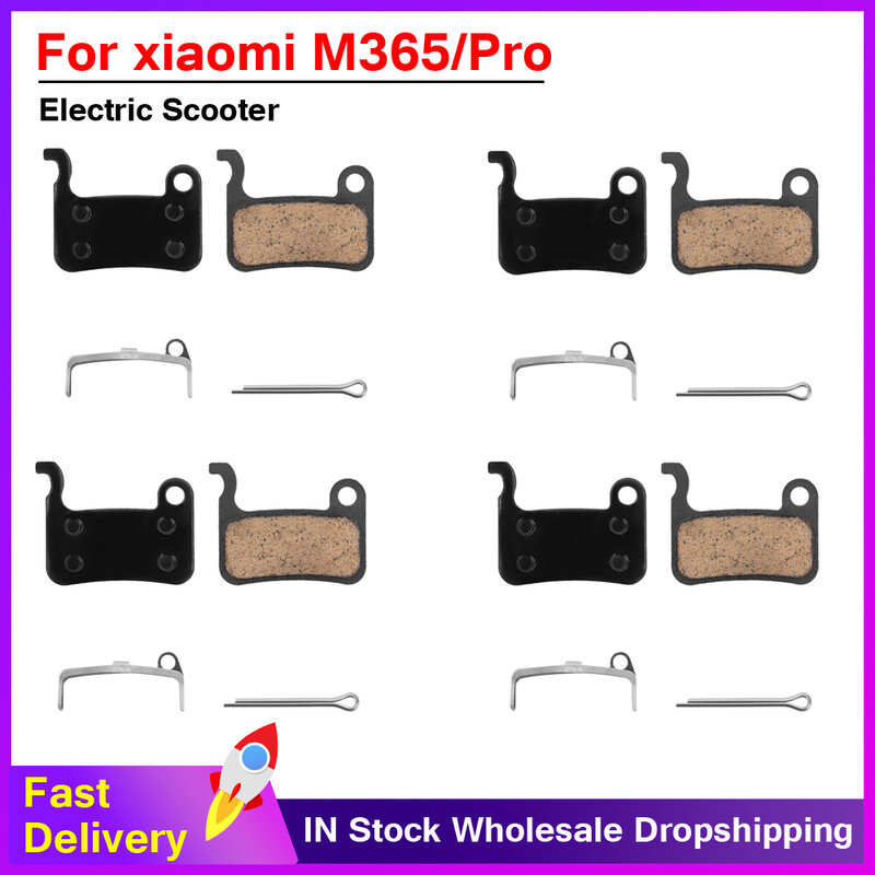 4/6/10Pairs Semi-metal ceramic disc brake pads for Xiaomi M365 pro XTECH MTB Bicycle Disc brake Pads ZOOM XTECH HB100