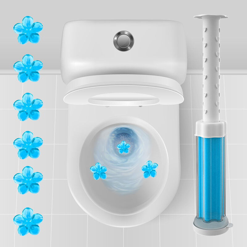 5 pzstoilet Cleaner Gel rimuovi gli odori lascia fiori Gel igienico aromatico nessuna traccia odore confortevole per la pulizia della fragranza del bagno