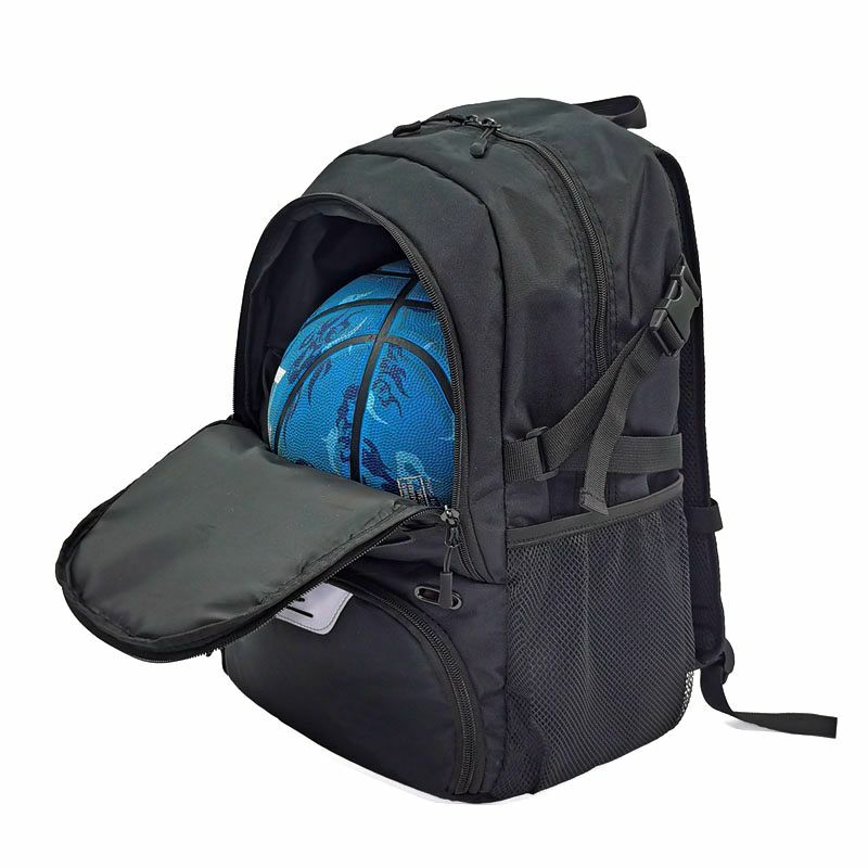 Wolt | Большой баскетбольный рюкзак, спортивная сумка с отдельным держателем для мяча и отделением для обуви, подходит для баскетбола, футбола, рефери