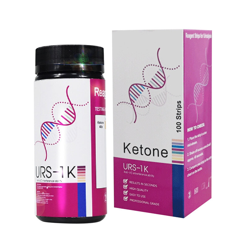 100pcs Ketone Test Strips Urine Test Strips Ketone Tester For Testing Ketones In Urine On Low Carb Ketogenic Diet Ketosis Home