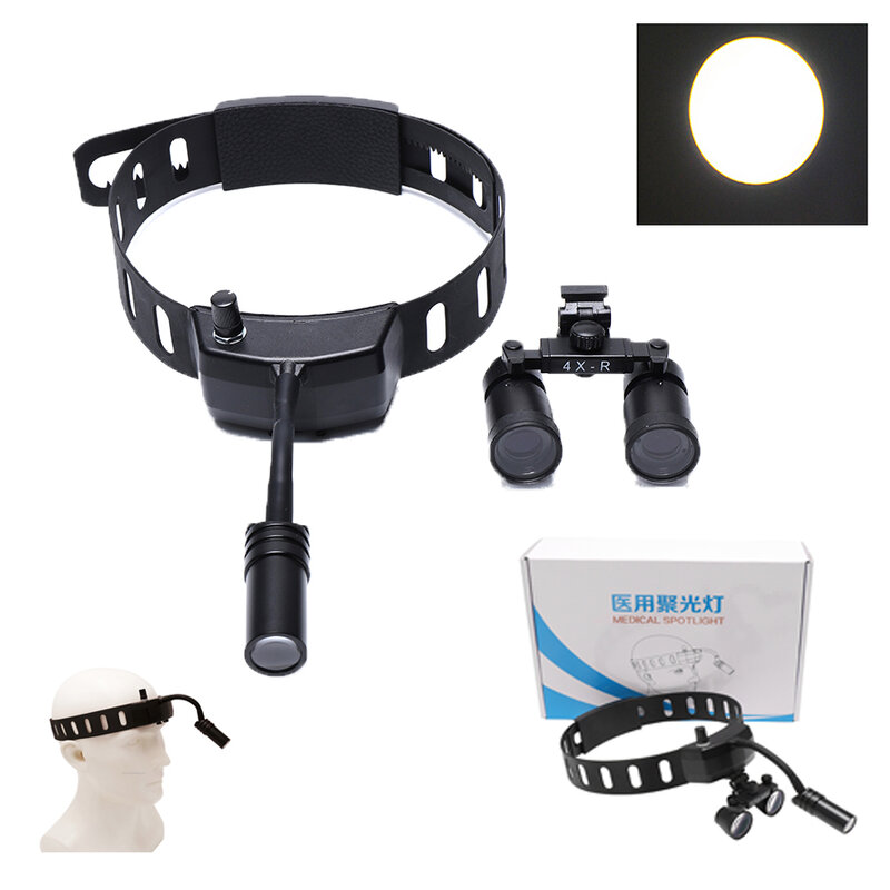5W Surgical Headlight Dental LED Headlamp Head Band Portable Medical Front Light Oral Lamp Dentist Tools Dentistry
