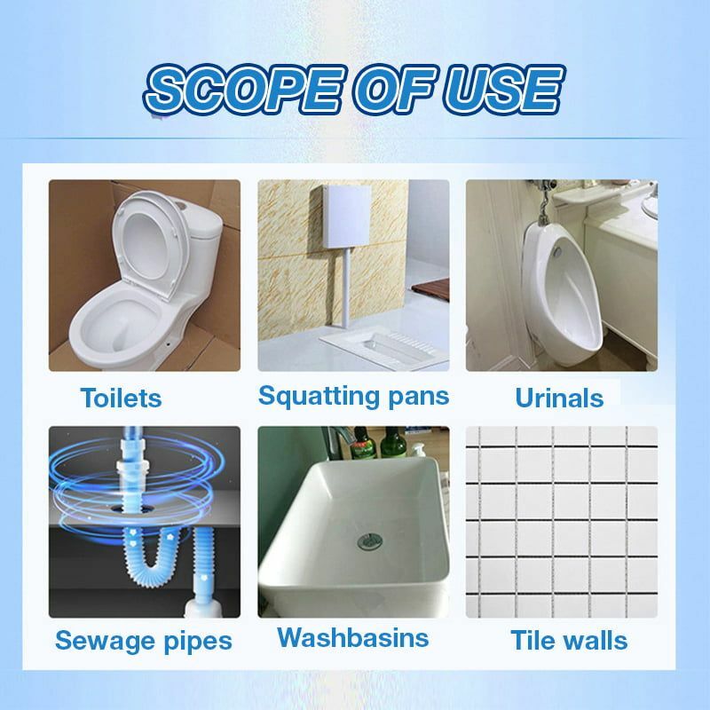 Toilette agente di ossigeno attivo potente agente di dragaggio del tubo cucina tubo dell'acqua fogna wc wc lavandino pulizia deodorante in polvere