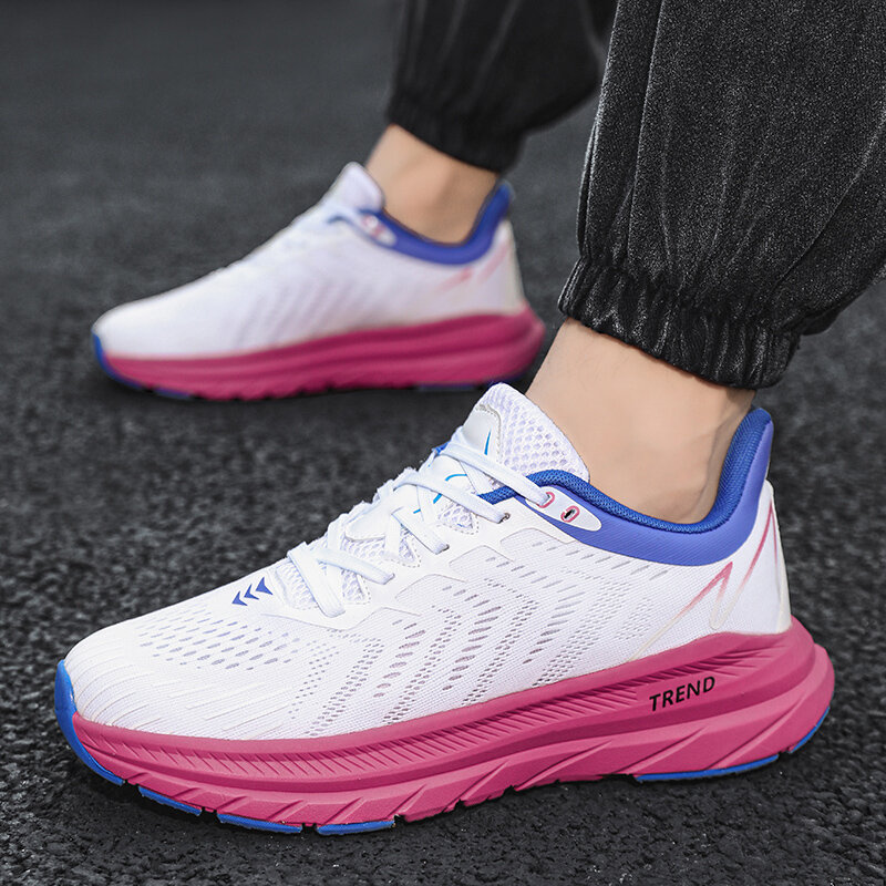 Running Shoes Breathable Lace-up Sneakers Comfortable High-quality Men's Shoes Brand Outdoor Fitness Shoes Sports Shoes Training