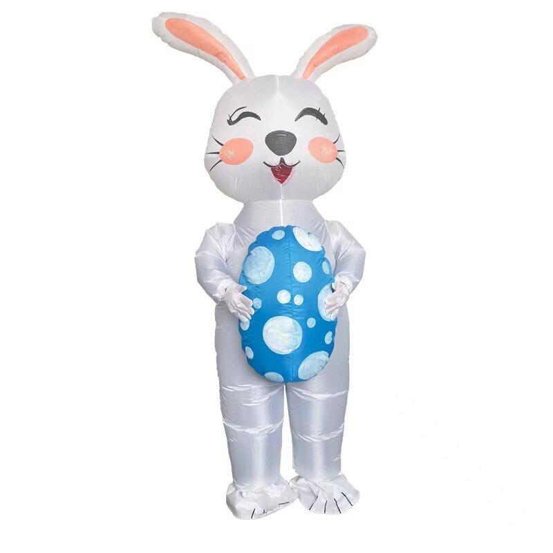 2023 Newest Adult Easter Rabbit Inflatable Costumes Anime Bunny Cosplay Costume Women Rabbit Halloween Costumes Party Role Play