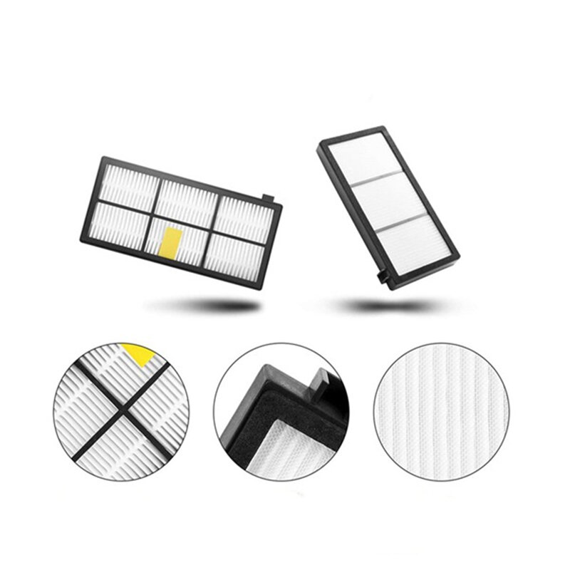 Kit de piezas para IRobot Roomba, set de elementos de la serie 800, 860, 865, 866, 870, 871, 880, 885, 886, 890, 900 y 960, incluye pinceles y filtros, diseñado para recoger la suciedad