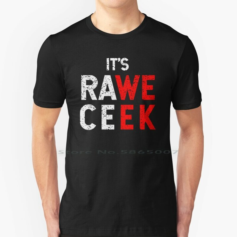 It 'S Rawe Ceek Racing Meme T เสื้อผ้าฝ้าย100% Raweceek Raceweek ของ Rawe Ceek Meme Fone ตลกข้อความสีแดงสีขาวสีดำ Mclaren
