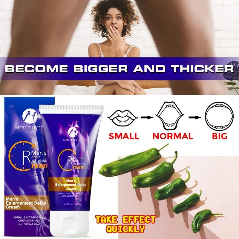 Penis Enlargement Cream 50ml Increase Xxl Size Erection Products Male Sex Enlargement Cream Orgasm  Sex for Men  Titan Gel