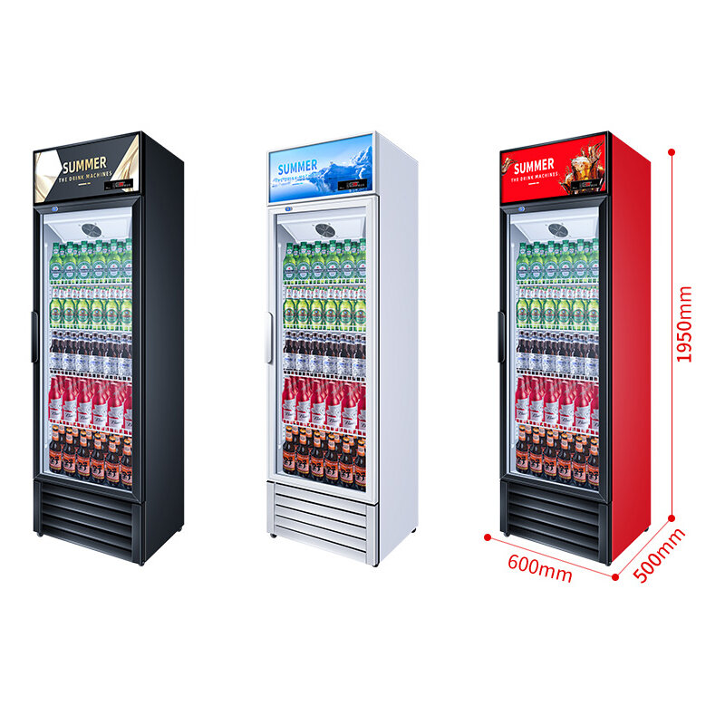 Refrigerated Display Fresh Keeping Cabinet Vertical Beverage Cabinet Fresh-keeping Cabinet