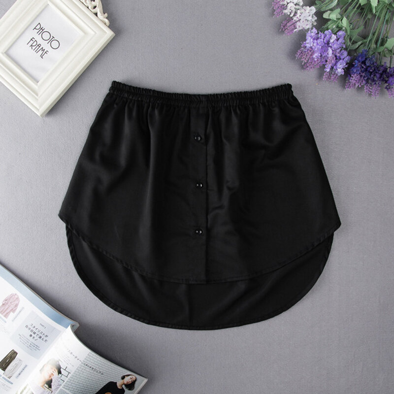 S-3XL Женская обманка рубашки, съемная нижняя юбка, необычная юбка, обтягивающая мини-юбка, внутренний слой