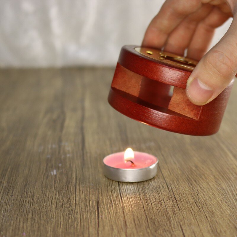 Retro Wax Seal Melting Furnace Wood Oven Furnace Wax Pot Beads Sticks Heater Wax Melting Warmer For Candle Stamp DIY Arts Crafts