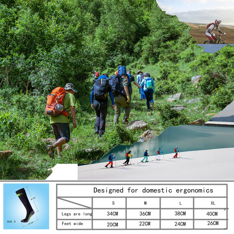 OTTERSHELL 100% Merino wool socks. Mountaineering. Fishing. Waterproofing. Keep warm. Ski. Golf. Running. Hiking Outdoor sports