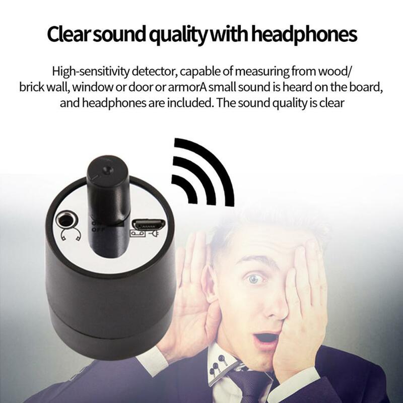 Wall Mounted Microfoon Sound Voice Versterker Hoge Intensiteit Monitor Detector Voor Ingenieur Pijp Lek Olielek Sound Monitor