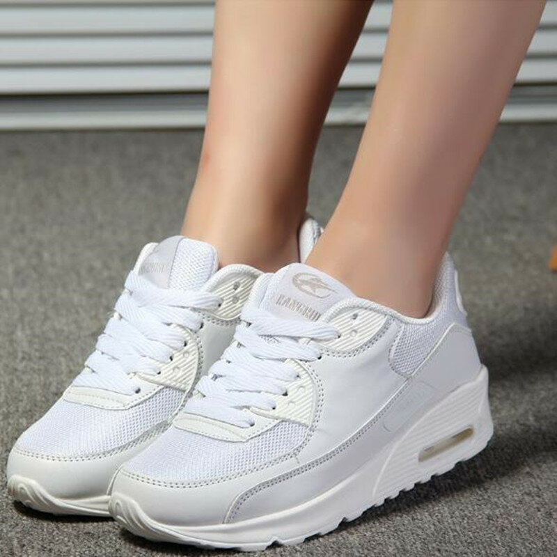 Women Casual Sneakers Pump Shoes for Women Casual Zapatillas Mujer Ladies Green  Shoes Air Sports Running Trainers Fashion Shoes