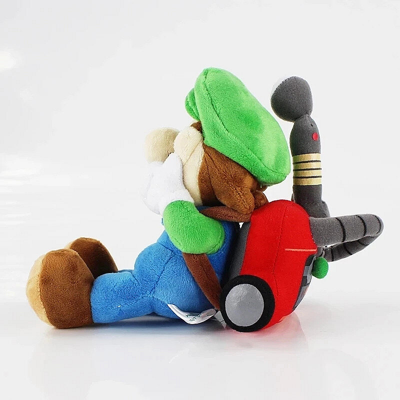 28cm Neue Ankunft Super Mari Luigi Plüsch Spielzeug Horror Luigi mit Tag Puppen Mansion 2 Luigi Plüsch Spielzeug für kinder Weihnachten Geschenk