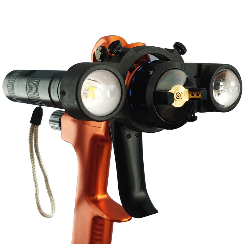 สเปรย์ปืนเติมสีพ่นปืนแสงสามารถปรับขนาด Universal สเปรย์ปืนไฟปืน Searchlight