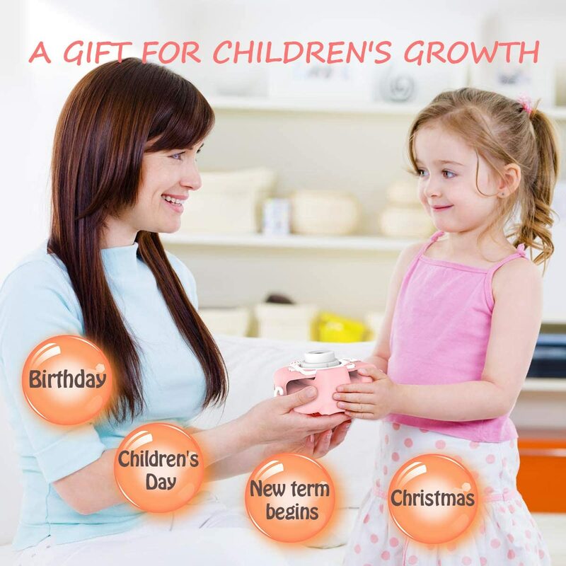 أطفال صورة شخصية كاميرا رقمية عيد ميلاد لعبة هدية مع 1080P فيديو 32GB بطاقة لمدة 3-12 سنة الطفل هدية