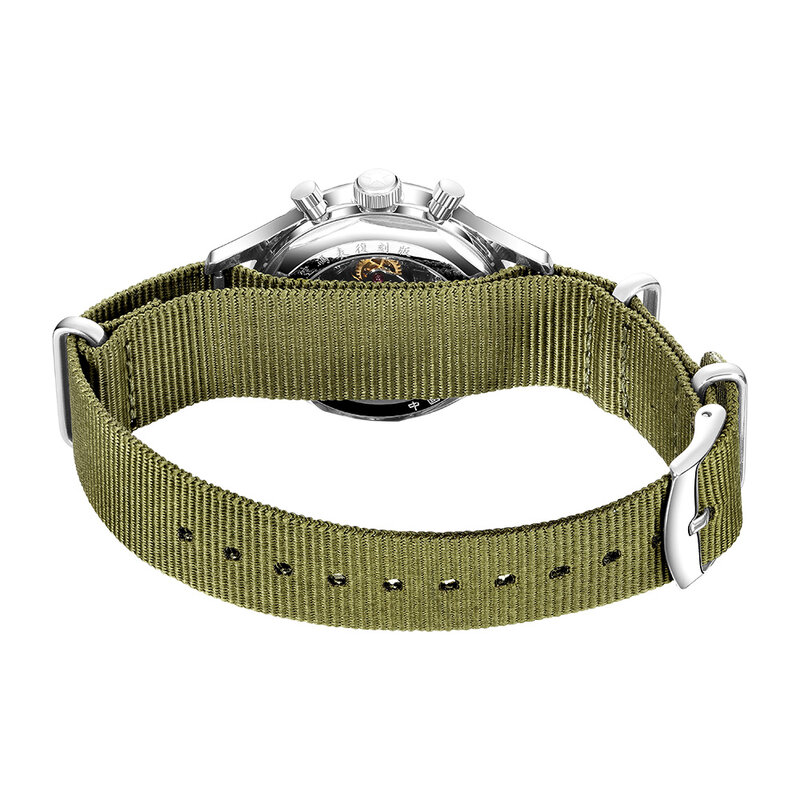 Zuan-reloj mecánico con movimiento de cuello de cisne para hombre, smartwatch resistente al agua, Estrella Roja, 38mm, 40mm, 1963, gaviota 21, ST19