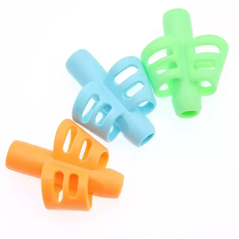 3pcs Kids Writing Pencil Holder Learning Pen Aid Grip Posture Correction for Students Learning Practise Silicone Pen Aid Grip