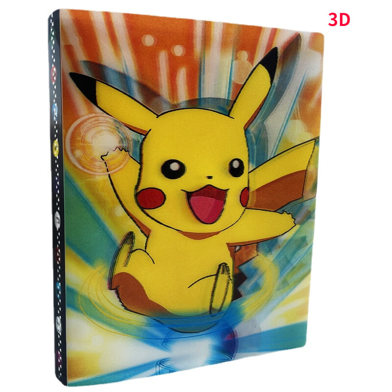 3D Nieuwe Collectie Detective Pikachu Album 240Pcs Houder Pokemon Kaarten Collectie Album Boek Top Geladen Lijst Speelgoed Gift Voor kinderen