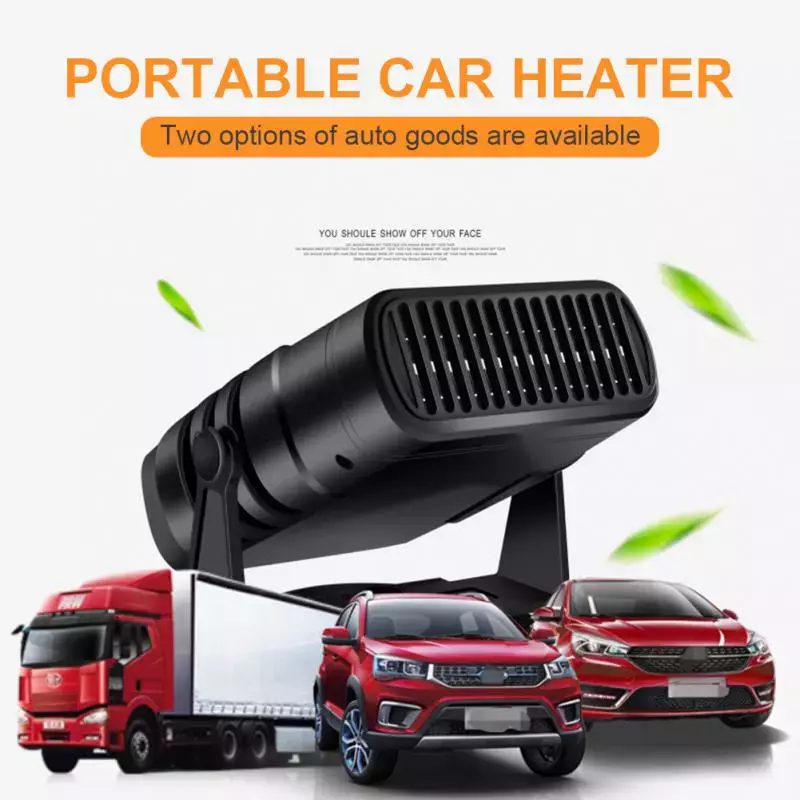 Soplador de aire caliente Universal para coche y camión, ventilador portátil, Descongelador de ventana, accesorios para coche