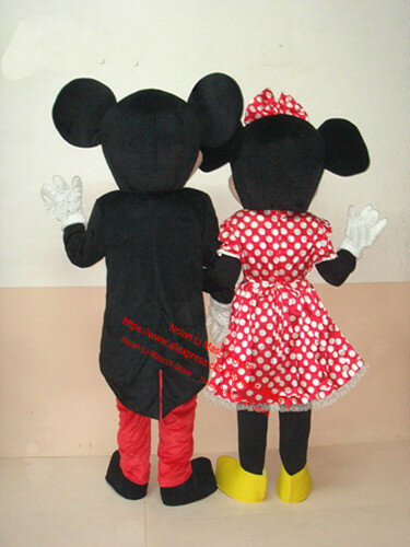 Vendita calda Mouse mascotte Costume animale cartone animato vestito gioco di ruolo pubblicità gioco puntelli maschera attività festa di compleanno regalo di festa 012