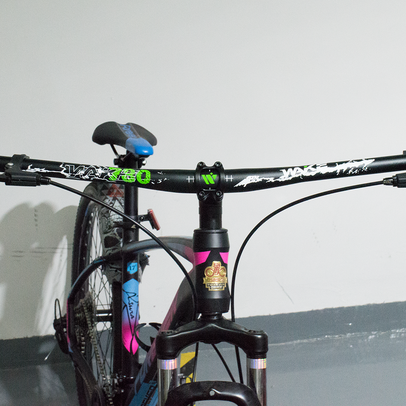 Wake guidão de bicicleta 31.8mm mountain bike guiador 720mm/780mm liga alumínio mtb guiador riser barras extra longo