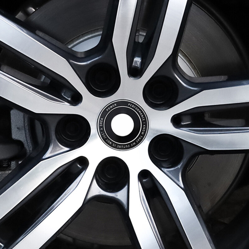 Cubierta de decoración de llanta de rueda con logotipo del 50 ° aniversario, color blanco y negro, para BMW X1, X3, X5, 1, 3, 5, 7 Series Z4, G20, G30, G05, G01, G11, E46, E90