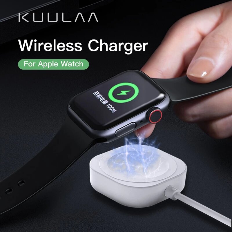 Portable Wireless Charger for IWatch 6 SE 5 4 Magnetic Charging Dock Station USB Charger Cable for Apple Watch Series 3 2 1