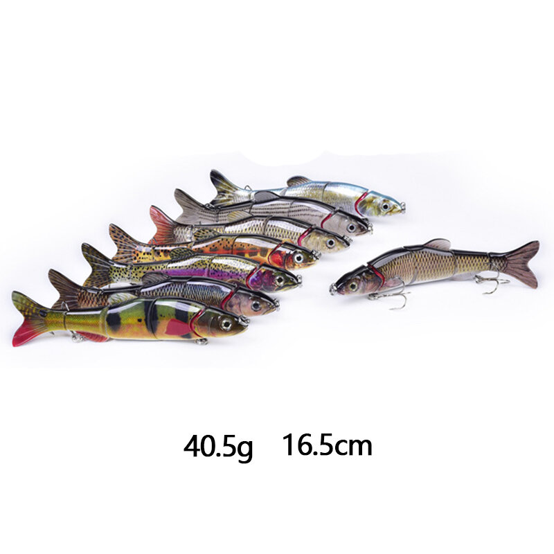 40g 165mm 5 Five Section Lure Swimbaits Fishing Lures Segment Artificial Swimbait Lure Fishing Lure Wobbler Fish for Saltwater