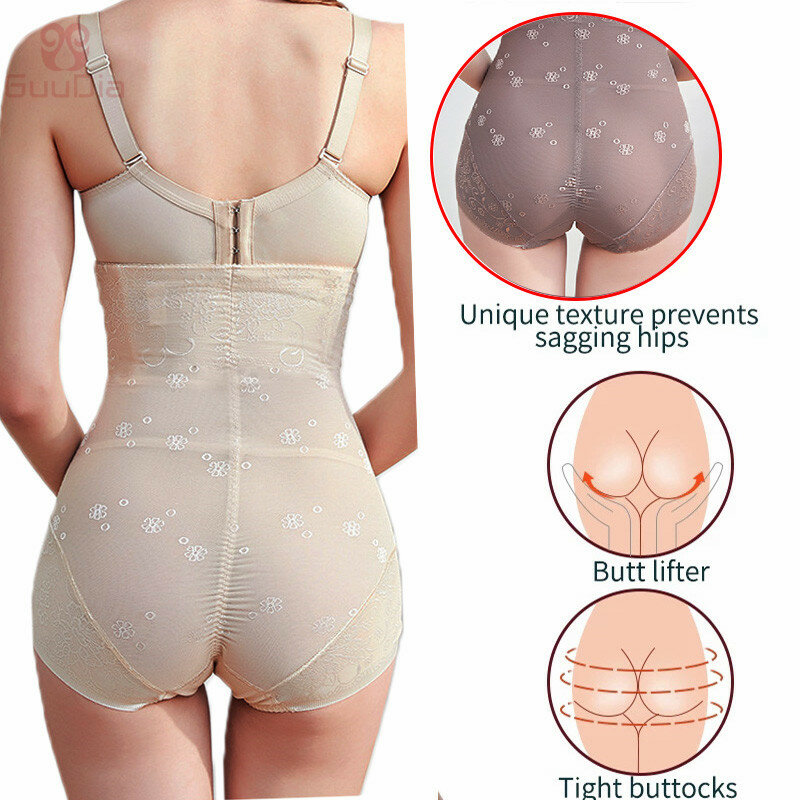 GUUDIA High Waist Body Shaper Panties Tummy Control Panties Seamless Shaper Slimming Unerwear Seamless Tummi Control Shapewear