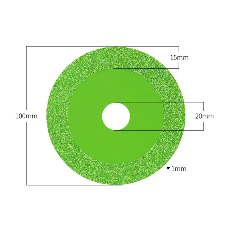 1Pc Glas Snijden Disc 100Mm Ultra-Thi Keramische Tegel Jade Zaagblad Slijpen Afkanten Snijden Blade