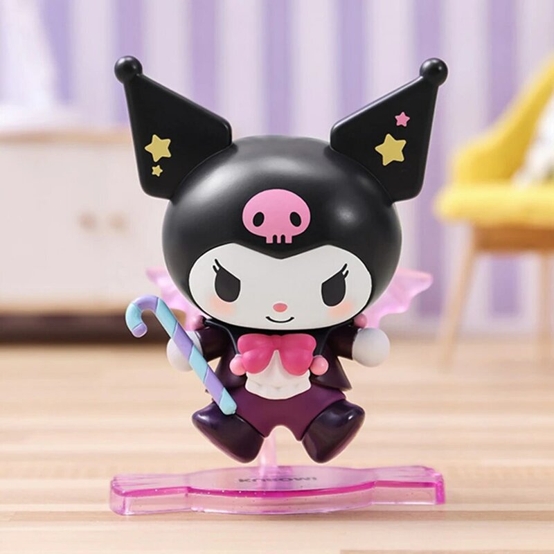 Sanrio Kuromi Blind Box Trick or treat without sugar Toys Anime Surprise Box Kawaii Mysterious Guess Bag Figure Doll Gifts