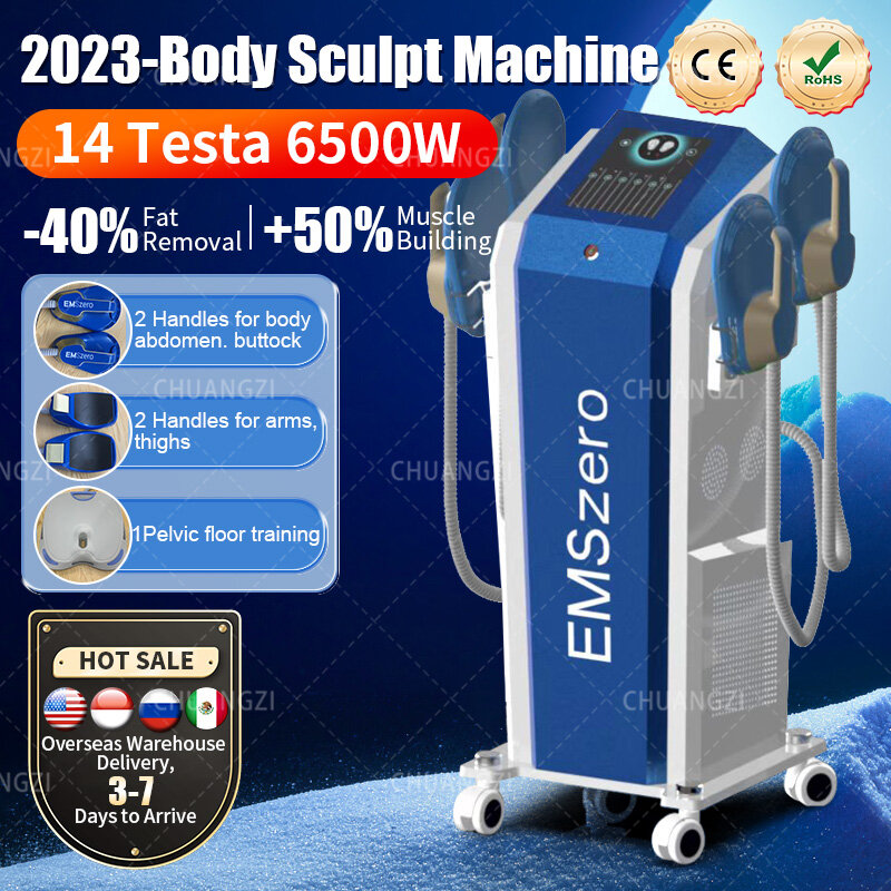 Neo EMSZERO-Machine de spoage du corps, 6500W, 14 placements, pour éliminer les graisses, tonification musculaire, sculpture, EMS