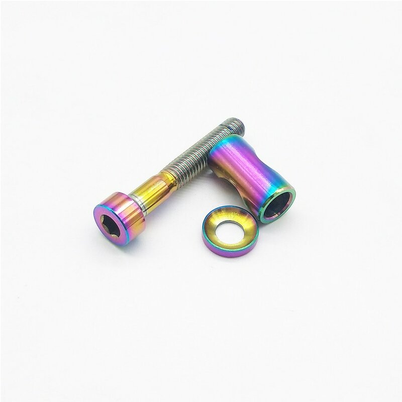 M5x30/40mm Bicycle Thomson Seatposts Titanium Ti Bolts + Barrel Nut & Washers Cycling Bicycle Accessories Components Parts