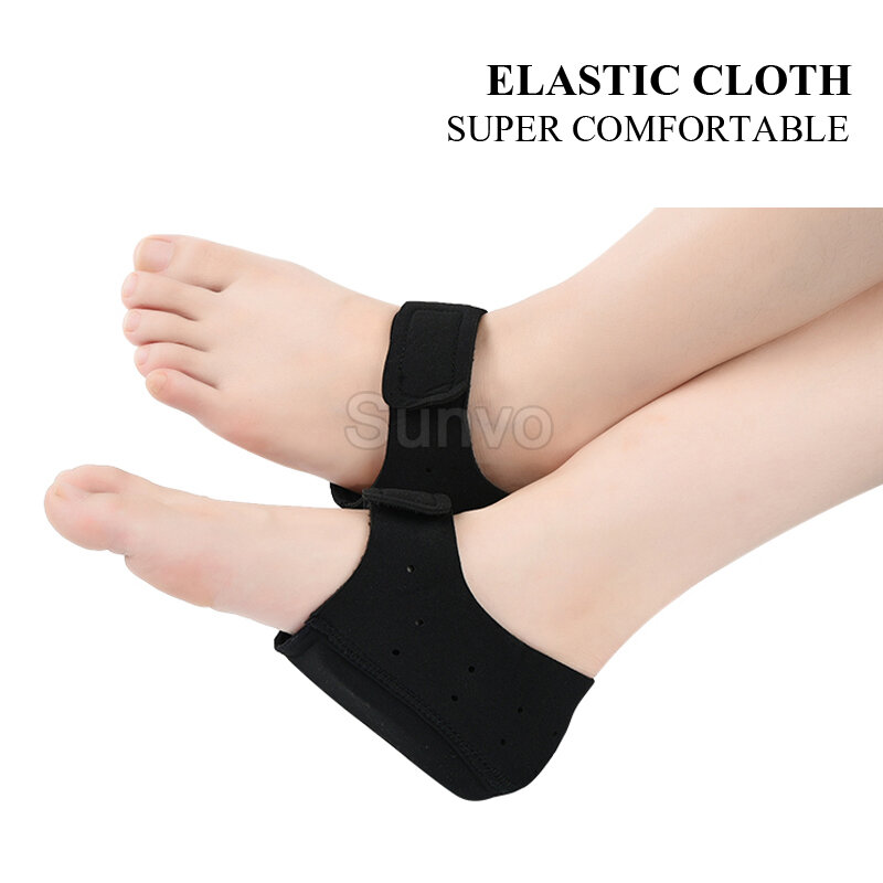 Gel Heel for Plantar Fasciitis Foot Care Pad Pain Relief Sock Worn in Shoes Thin Spur Skin Protectors Sleeves Silicone Cup
