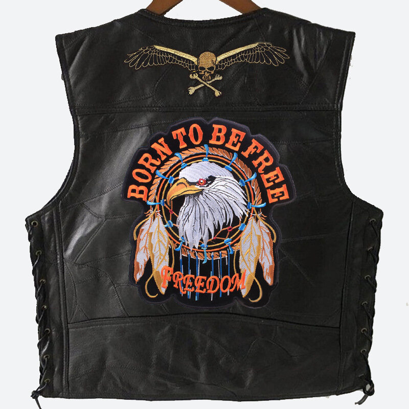 Moda męska skórzana kamizelka kurtka motocyklowa Punk Retro lokomotywa oryginalna kożuch motocykl kamizelki bez rękawów Hip Hop odzież męska