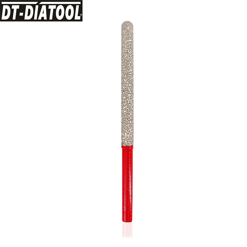 DT-DIATOOL 1 개 7.2 미리메터 다이아몬드 Mortar Raking 마킹 손가락 비트 라운드 생크 벽돌 제거 세라믹 타일 화강암 대리석 확대 모양