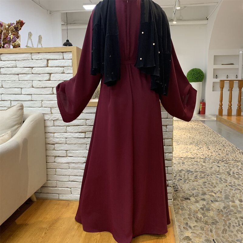 Tháng Ramadan Abayas Cho Phụ Nữ Thổ Nhĩ Kỳ Áo Abaya Dubai Thổ Nhĩ Kỳ Hồi Giáo Hijab Đầm Tiếng Ả Rập Caftan Hồi Giáo Quần Áo Áo Dây Longue Femme