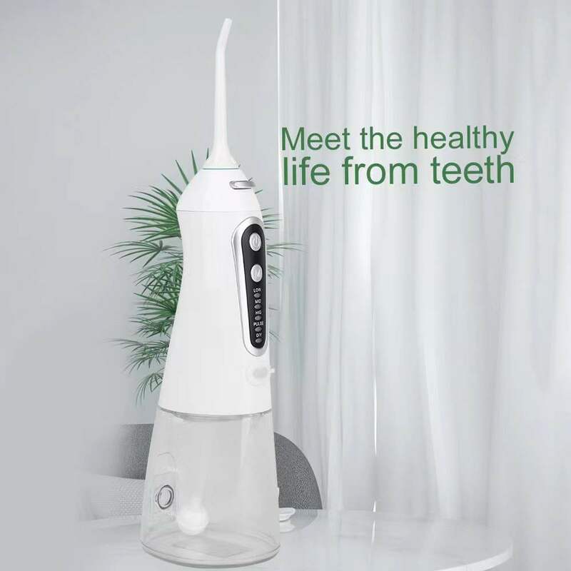 Irrigadores bucales portátiles para el cuidado Dental, limpiador Dental resistente al agua, recargable por USB, con chorro de agua inductivo