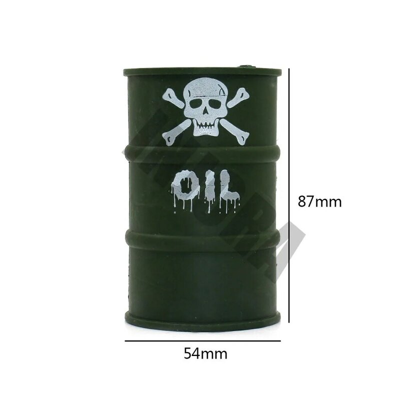 1:10 RC Crawler Plastic Miniature Oil Drum for TRX-4 Traxxas TRX4 Axial SCX10 90047 TAMIYA CC01 D90 D110 TF2
