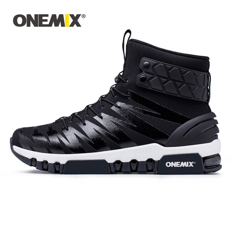 ONEMIX Winter Boots Men Running Shoes Women Sneakers Men's High Top Boots for Outdoor Walking Sneaker Waterproof Warm Boots