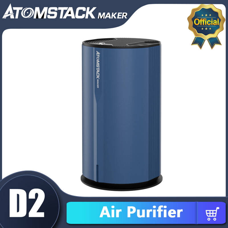 Atomstack Maker D2 Air Purifier Gravação A Laser Smoke Absorber 99,97% Filtração Compatível com Atomstack Ortur Xtool Sculpfun