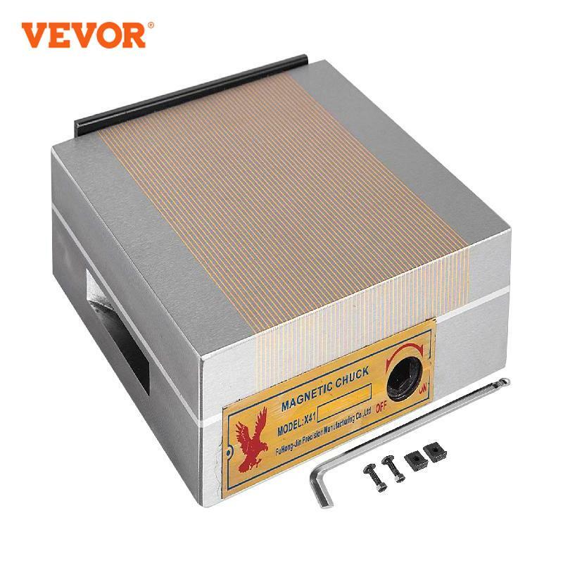 VEVOR-portabrocas magnético permanente N45, amoladora de superficie magnética de poste fino, a prueba de aceite, para rectificadora EDM, 15x15cm